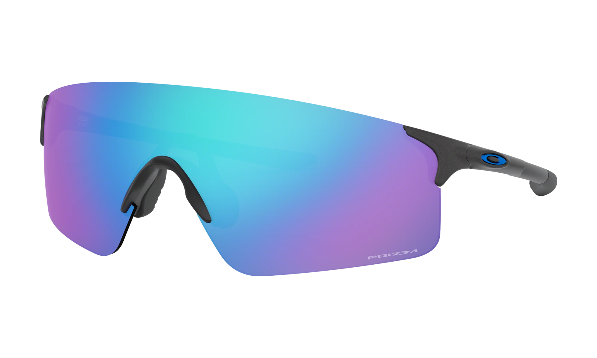 Oakley EVZero Blades Steel Prizm Sapphire Sunglasses